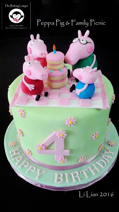 Peppa Pig & Family Picnic - Cake by LiLian Chong