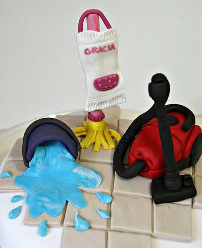 cleaning queen - Cake by Mis Dulces Tentaciones - Mariel