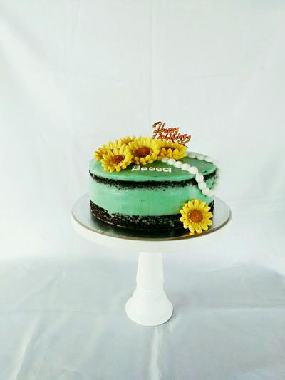 Yellow Daisy - Cake by amie