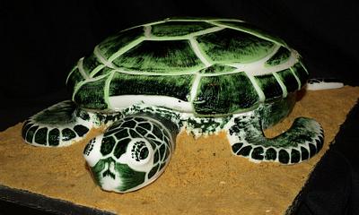 The Sea Turtle - Cake by Symphony in Sugar