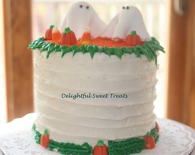 2 Little Ghost Cake - Cake by Kathleen