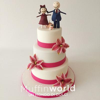Funny wedding cake  - Cake by Monica Liguori