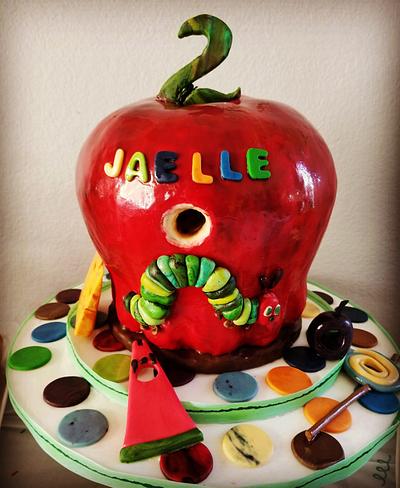 The Very Hungry Caterpillar  - Cake by FantasticalSweetsbyMIKA