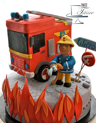  Fireman Sam - Cake by Torte Titiioo