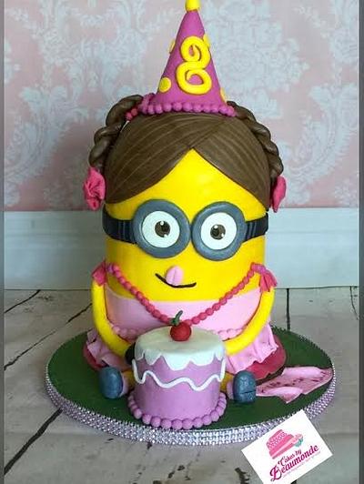 Minion Girl - Cake by Cakes by Beaumonde