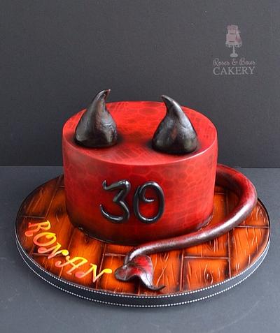 Devil worshiper, kind of - Cake by Karen Keaney