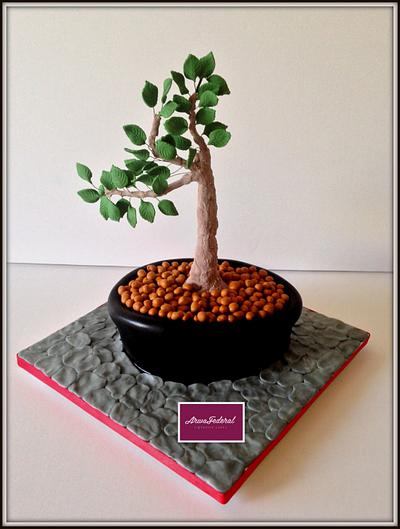 Bonsai Plant  - Cake by Arwa