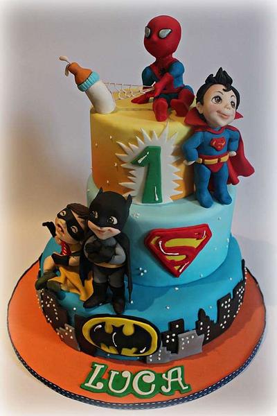 Baby Superheroes - Cake by Sabrina Di Clemente