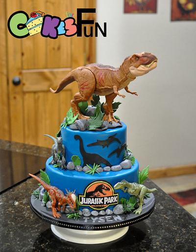 Jurassic Park Dinosaur Cake - Cake by Cakes For Fun
