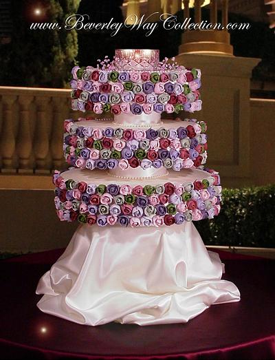 Exquisite Evening Roses - Cake by The Beverley Way Collection, Beverley Way Designs USA