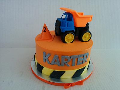 dump truck birthday - Cake by Cake That Bakery