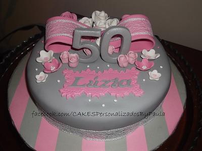 50th birthday cake - Cake by CakesByPaula