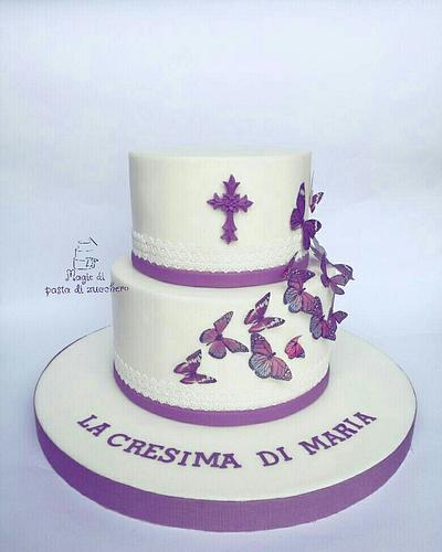 Christening cake - Cake by Mariana Frascella