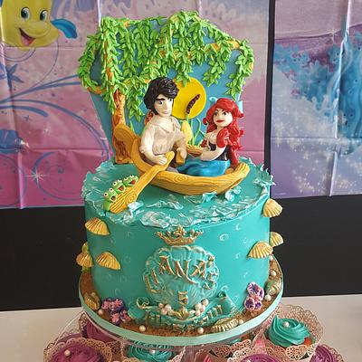 Little Mermaid  - Cake by The Custom Piece of Cake