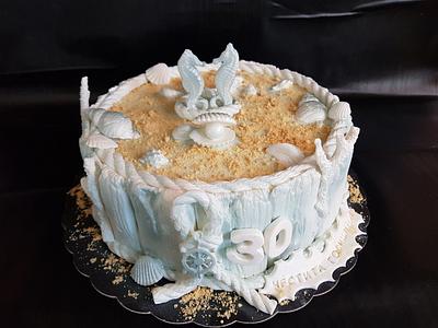  Sea cake - Cake by Ladybug0805