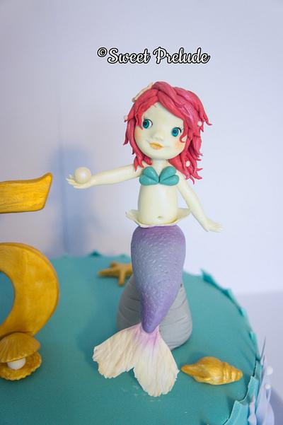 Mermaid cake topper - Cake by Sweet Prelude