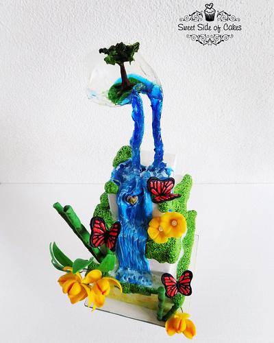 Water Cycle for Acts of Green - UNSA 2016 Collaboration  - Cake by Sweet Side of Cakes by Khamphet 