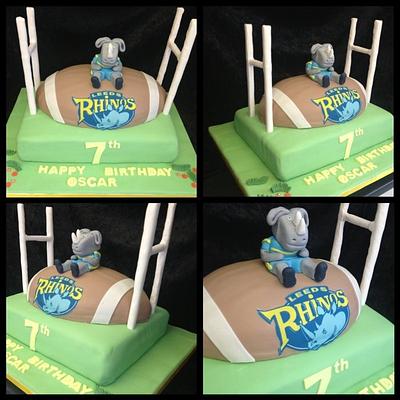 Leeds rhinos cakes - Cake by Kirstie's cakes
