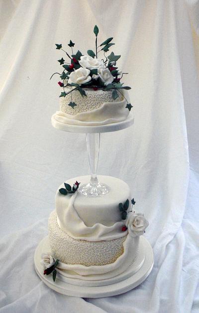 ~Traditional Style Wedding Cake ~ - Cake by Sharon Young