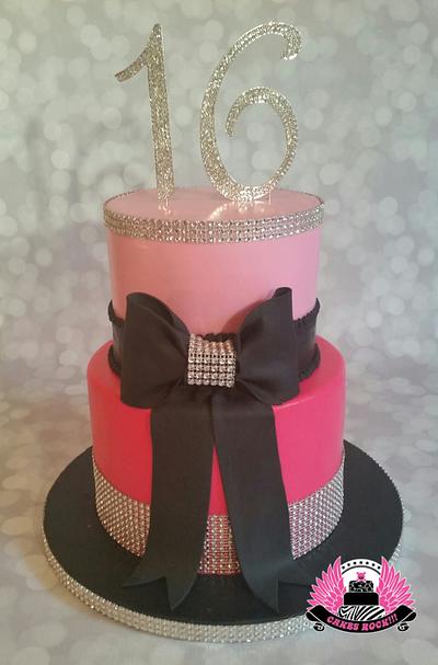 Sparkly Sweet Sixteen Cake - Cake by Cakes ROCK!!!  