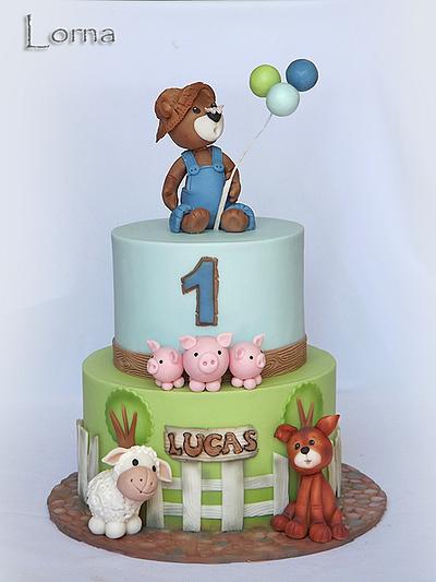 Teddy Bear & Friends - Cake by Lorna