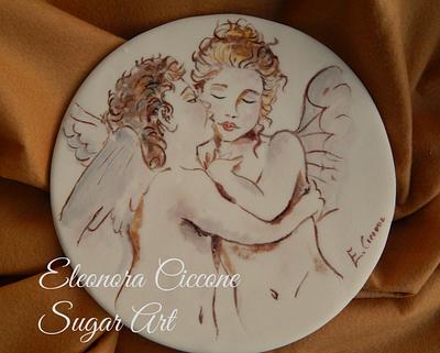 S.Valentine cookie hand painted - Cake by Eleonora Ciccone