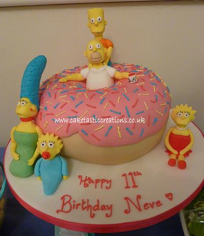 Simpsons Birthday Cake - Cake by Caketastic Creations