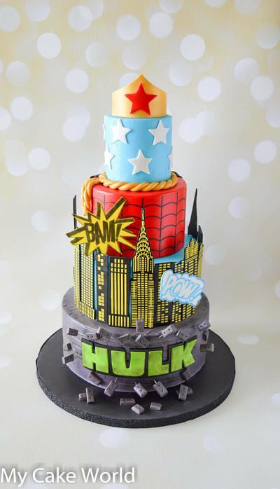 Super Hero Cake - Cake by Mercedes