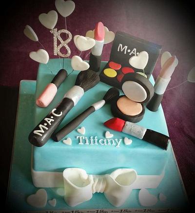 Mac makeup cake - Cake by Tracey
