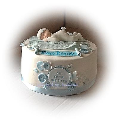 Baby boy christening with cupcakes - Cake by Aoibheann Sims