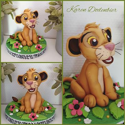 Simba topper - Cake by Karen Dodenbier