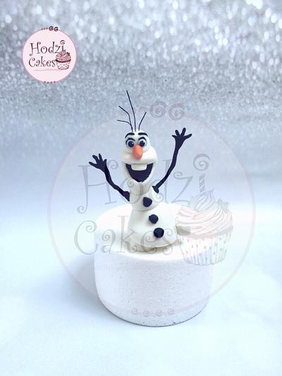 Olaf Figure❄️💙 - Cake by Hend Taha-HODZI CAKES