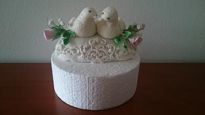 Wedding birds  - Cake by Elisabeth 