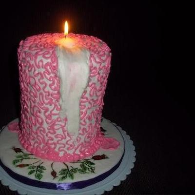 Candle Cake!! - Cake by Bakemywaytoheaven