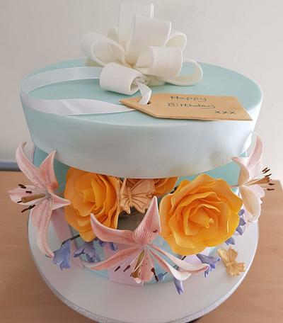 Flower box cake - Cake by yvonne