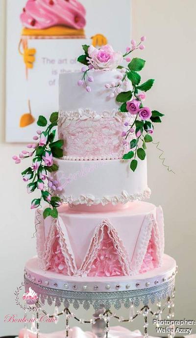 I love pink  - Cake by mona ghobara/Bonboni Cake