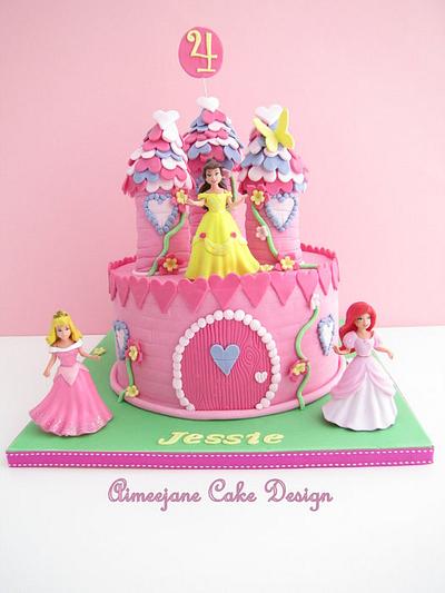 Princess Castle cake - Cake by aimeejane