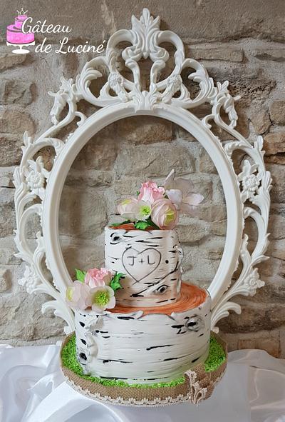 Rustic/rural wedding cake - Cake by Gâteau de Luciné
