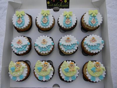 Baby shower cupcakes  - Cake by Sonia