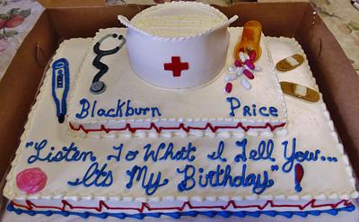 Nursing hat medical cake - Cake by Nancys Fancys Cakes & Catering (Nancy Goolsby)