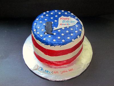 American Patriot - Cake by NickySignatureCakes