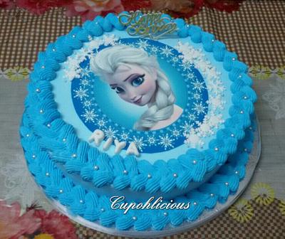 Frozen themed chocolate cake - Cake by Dr Archana Diwan