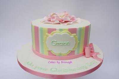 Baby Grace - Cake by Cakes by Bronagh