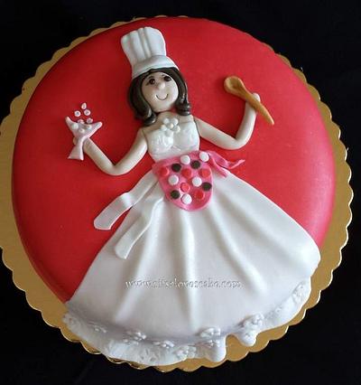 Bride to be Chef - Cake by Ritsa Demetriadou