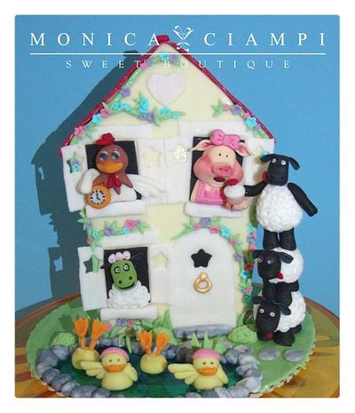 Animals in condo - Cake by Monica Ciampi