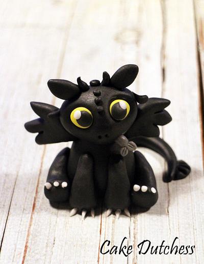 Toothless with Step by Step!! - Cake by Etty