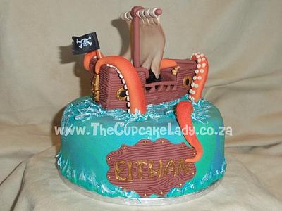 Here Be Pirates… - Cake by Angel, The Cupcake Lady
