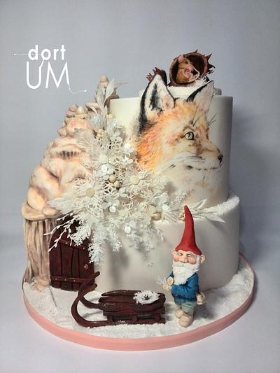 Winter in Gnome eyes - Cake by dortUM