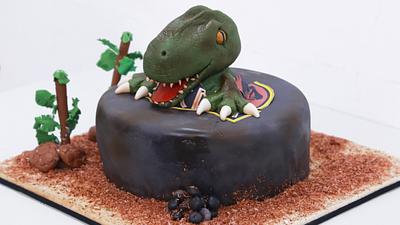 T rex cake #dinosaur - Cake by Caked India