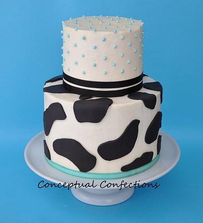 Milk themed Baby Shower - Cake by Jessica